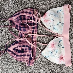 Bralettes Victoria Secret Pink. Size Large. Both Included. Lightweight.